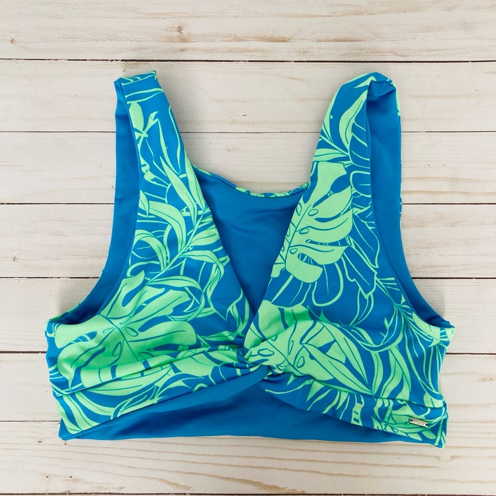 PINK Victoria's Secret tropical 4 way reversible gym to swim top